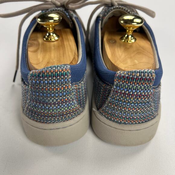 Dansko Brandi Madras Blue Textured Canvas Sneaker Size Euro 39/US 8.5-9 - Picture 9 of 12
